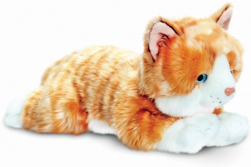 Retired Bears and Animals - AMBER GINGER & WHITE CAT 30CM