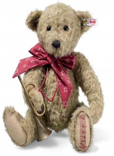 Retired Steiff Bears - ANTON TEDDY BEAR MUSICAL 37CM