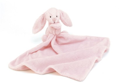 Jellycat Bunnies - BASHFUL BUNNY SOOTHER PINK 34CM