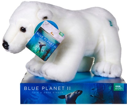 Retired Bears and Animals - BLUE PLANET POLAR BEAR 10"