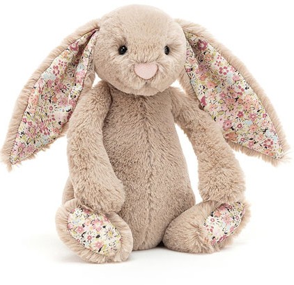 Retired Jellycat at Corfe Bears - BLOSSOM BUNNY BEA BEIGE 31CM