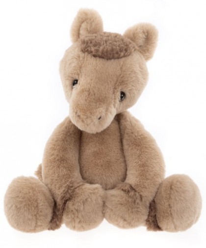 In Stock Now - BEAR & ME: CLIP CLOP PONY BROWN M 33CM