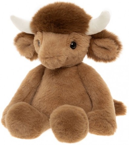 In Stock Now - BEAR & ME: HENRY HIGHLAND COW BROWN M 30CM