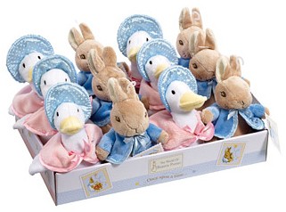 peter rabbit baby rattle