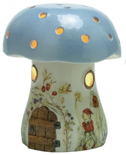 Retired Bears and Animals - BRAMBLE TOADSTOOL NIGHT LIGHT BLUE