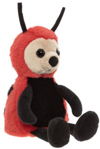 In Stock Now - BEAR & ME: LEAF LADYBIRD RED M 25CM