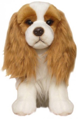 Dog Breeds - CAVALIER BLENHEIM SOFT TOY DOG 30.5CM