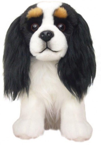 Dog Breeds - CAVALIER TRI-COLOUR SOFT TOY DOG 30.5CM