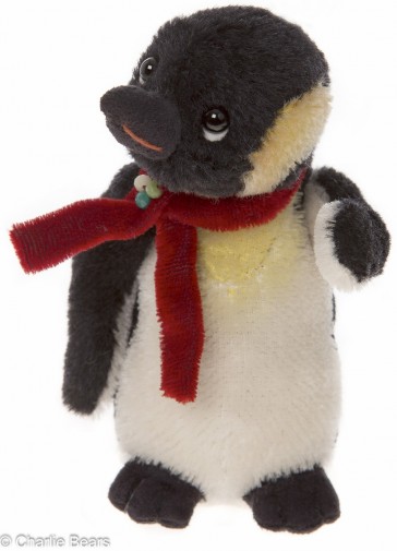 Retired At Corfe Bears - MERRY PENGUIN KEYRING 12CM