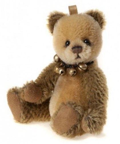 Retired At Corfe Bears - CLOG MINI MOHAIR KEYRING BEAR 5"