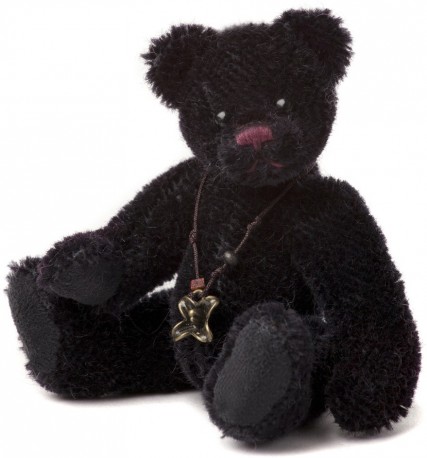 Retired At Corfe Bears - PUMPS MINI MOHAIR KEYRING BEAR 5"