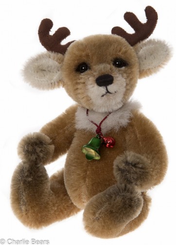 Retired At Corfe Bears - RUDI REINDEER KEYRING 12CM