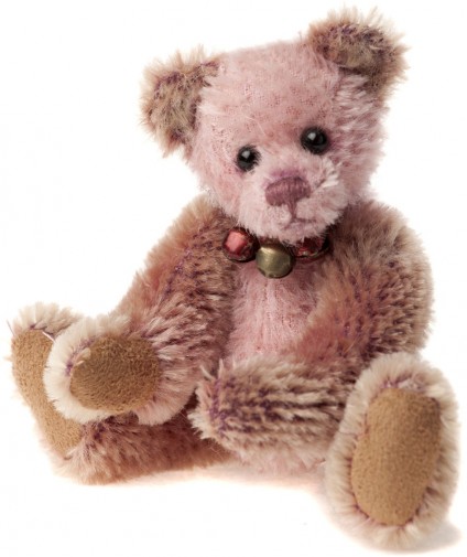 Retired At Corfe Bears - SANDAL MINI MOHAIR KEYRING BEAR 5"