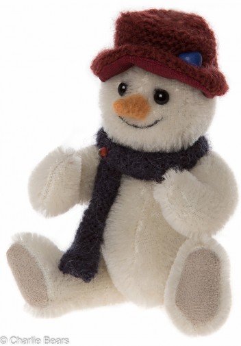 Retired At Corfe Bears - SHIVER SNOWMAN KEYRING 12CM