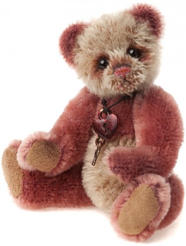 Retired At Corfe Bears - SLIPPER MINI MOHAIR KEYRING 5"