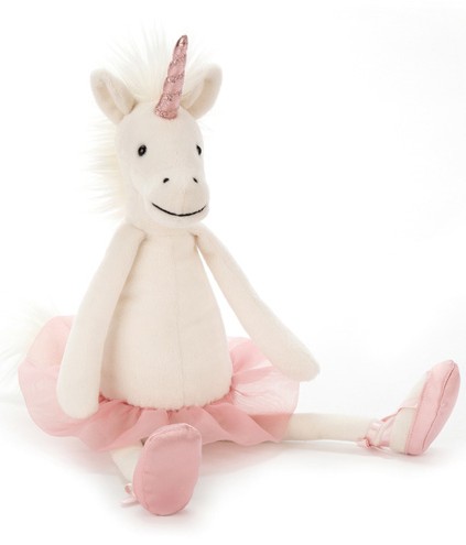 Retired Jellycat at Corfe Bears - DANCING DARCY UNICORN 33CM