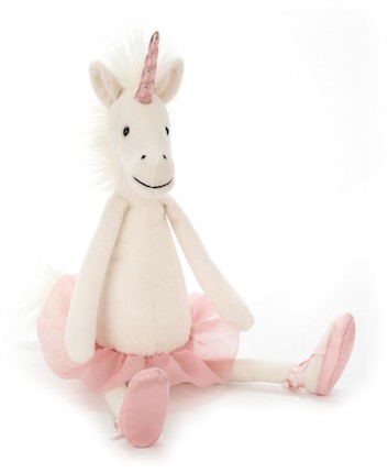 Retired Jellycat at Corfe Bears - DANCING DARCEY UNICORN 23CM