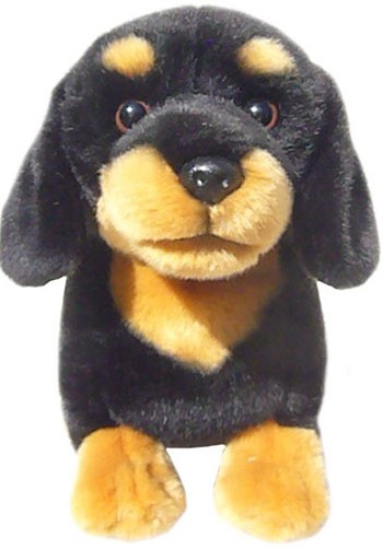 Retired Faithful Friends - DACHSHUND BLACK & TAN SOFT TOY DOG 30.5CM