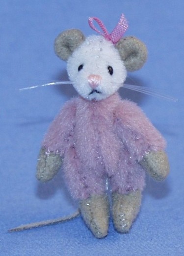 Retired Bears and Animals - MILLY PINK MOUSE 1¼"