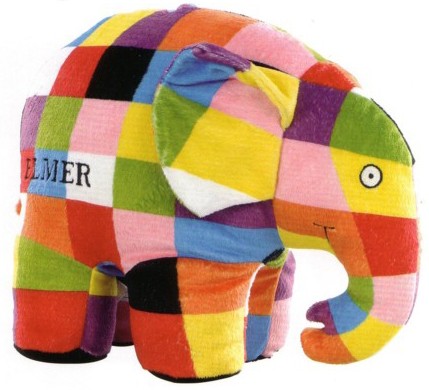 Retired Bears and Animals - ELMER THE PATCHWORK ELEPHANT 30CM
