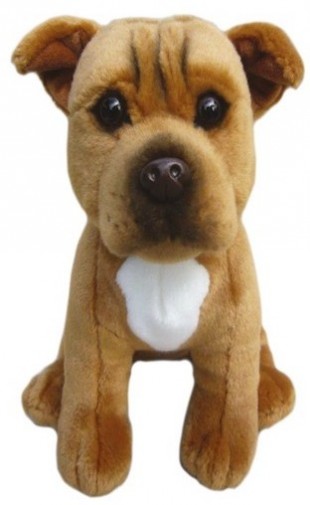 Retired Faithful Friends - STAFFORDSHIRE BULL TERRIER RED SOFT TOY DOG 30.5CM