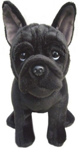 Retired Faithful Friends - FRENCH BULLDOG BLACK SOFT TOY DOG 30.5CM