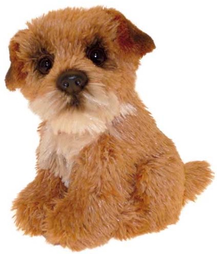 Retired Faithful Friends - BORDER TERRIER SOFT TOY DOG 17CM