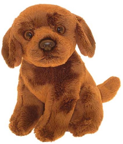 Retired Faithful Friends - LABRADOR CHOCOLATE SOFT TOY DOG 17CM