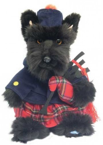 Retired Faithful Friends - SCOTTISH TERRIER TARTAN PIPER 30.5CM