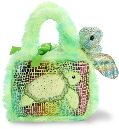 Retired Aurora - FANCY PALS TURTLE IN HANDBAG 8"