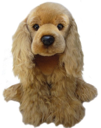 Dog Breeds - COCKER SPANIEL GOLDEN SOFT TOY DOG 30.5CM