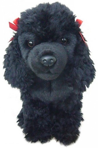 Retired Bears and Animals - POODLE BLACK SOFT TOY DOG 30.5CM