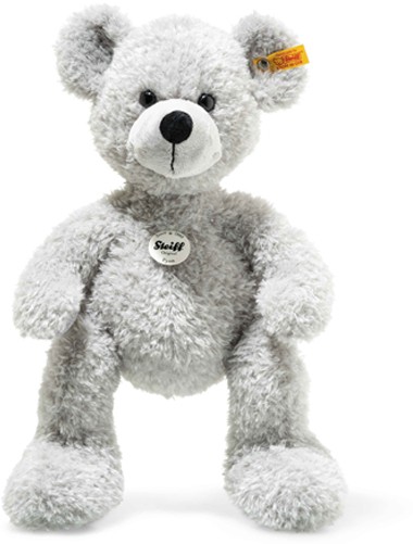 Retired Steiff Bears - FYNN TEDDY BEAR GREY 40CM