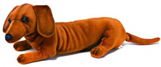 sausage dog teddy bear