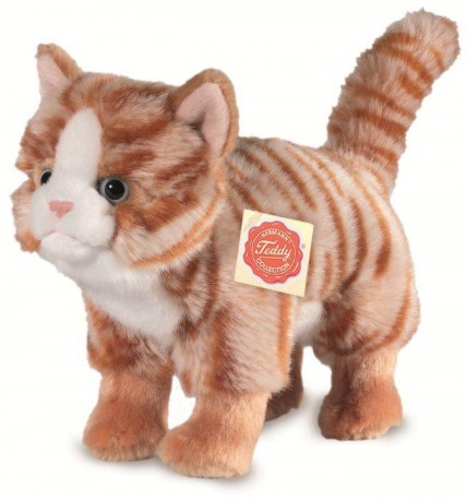 Retired Bears and Animals - RED STRIPED CAT 20CM