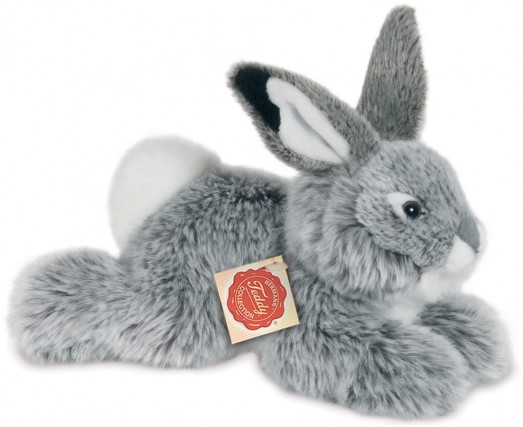 Retired Bears and Animals - RABBIT LYING GREY 28CM