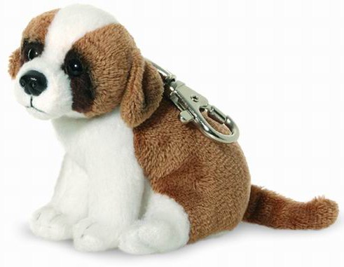 Retired Bears and Animals - ST BERNARD DOG KEYRING 10CM