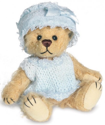 Retired Bears and Animals - TEDDY BABY BLUE 9CM