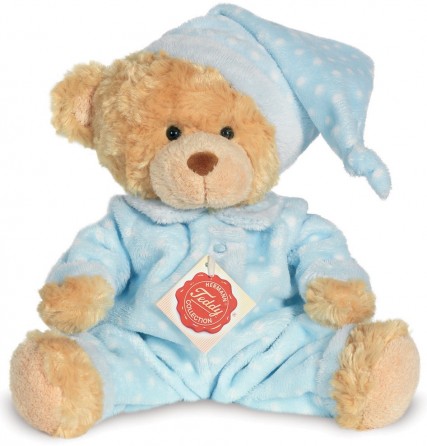 Retired Bears and Animals - PYJAMA BEAR BLUE 26CM