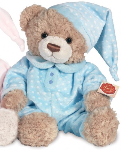 Retired Bears and Animals - PYJAMA BEAR BLUE 38CM