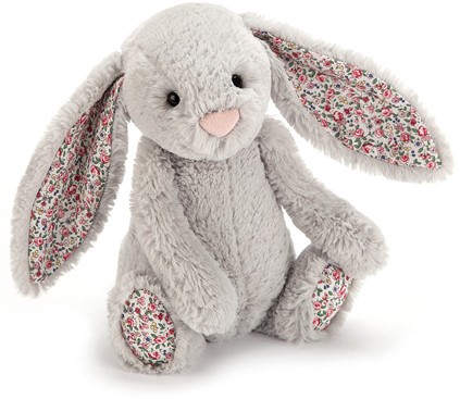 Retired Jellycat at Corfe Bears - BLOSSOM BUNNY SILVER 31CM