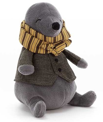 Retired Jellycat at Corfe Bears - RIVERSIDE RAMBLER MOLE 13CM