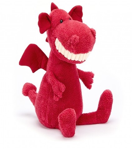 Retired Jellycat at Corfe Bears - TOOTHY DRAGON 36CM