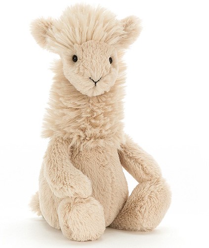 Retired Jellycat at Corfe Bears - BASHFUL LLAMA 18CM