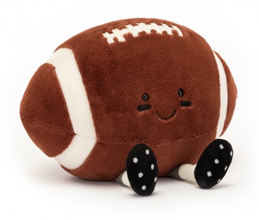 Retired Jellycat at Corfe Bears - AMUSEABLE SPORTS AMERICAN FOOTBALL 28CM