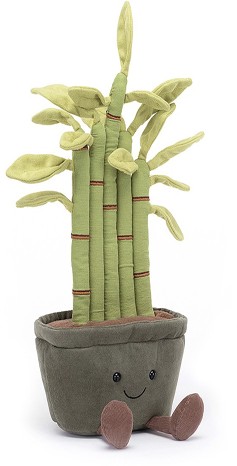 Retired Jellycat at Corfe Bears - AMUSEABLE POTTED BAMBOO 30CM