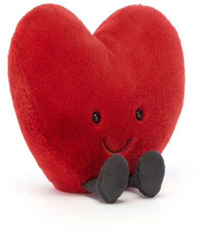 Retired Jellycat at Corfe Bears - AMUSEABLE RED HEART LARGE 17CM