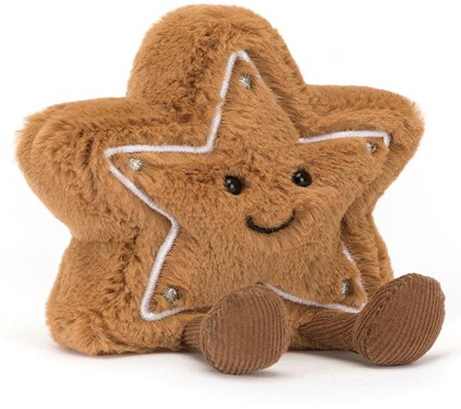 Retired Jellycat at Corfe Bears - AMUSEABLE STAR COOKIE 13CM