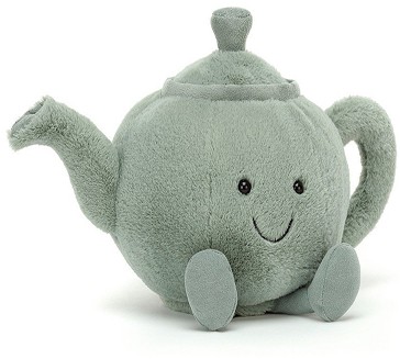 Retired Jellycat at Corfe Bears - AMUSEABLE TEAPOT 20CM