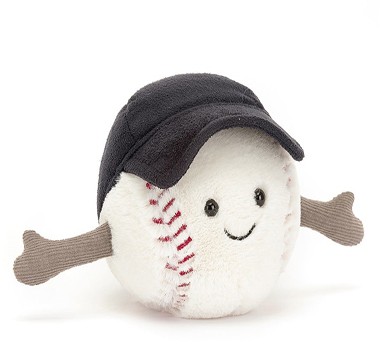 Retired Jellycat at Corfe Bears - AMUSEABLE SPORTS BASEBALL 10CM